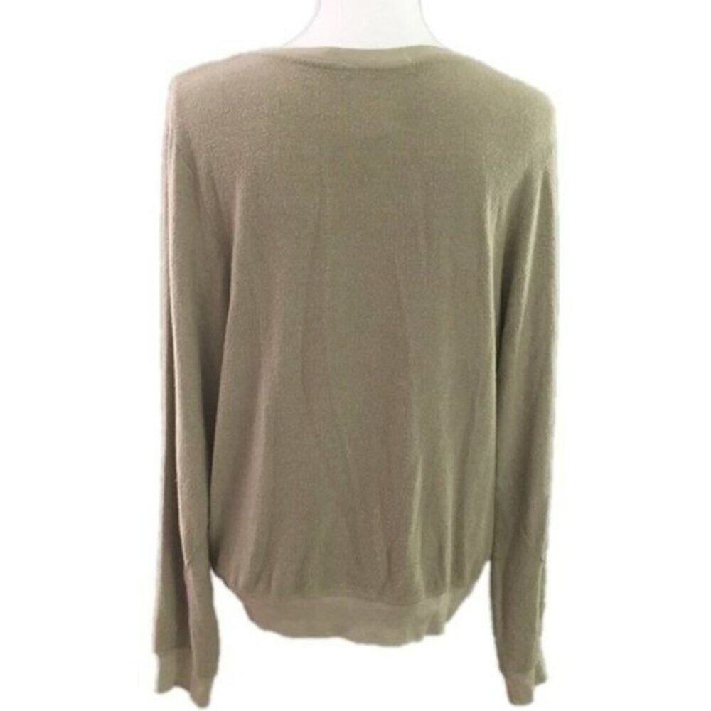 Wildfox Taupe Rudy Pullover Women's Size Medium New without Tags Super soft and - Picture 3 of 3